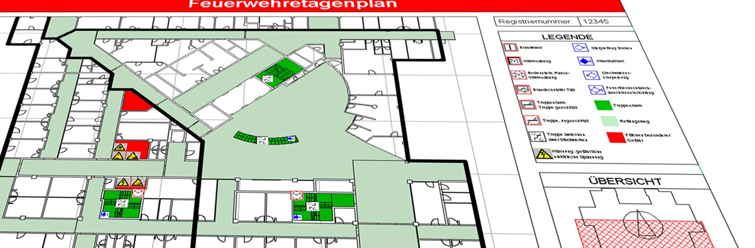 Erstellung von Feuerwehretagenplan